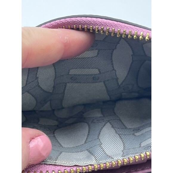 AIMEE KESTENBERG Lavender Purple Leather 4 x 7.5 Slim Wristlet Wallet New - Picture 7 of 12